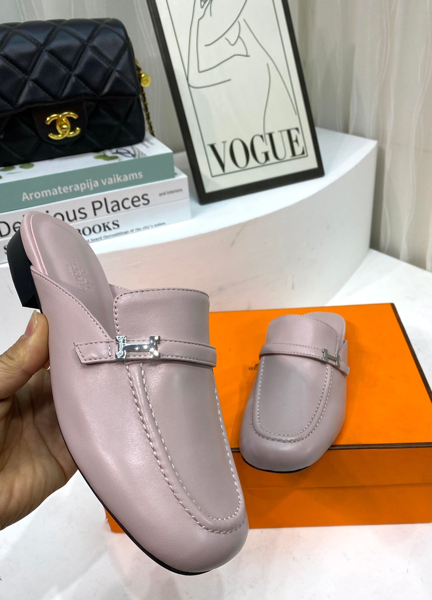 IENA MULE CREPE CALFSKIN、mysite、Cacoeks