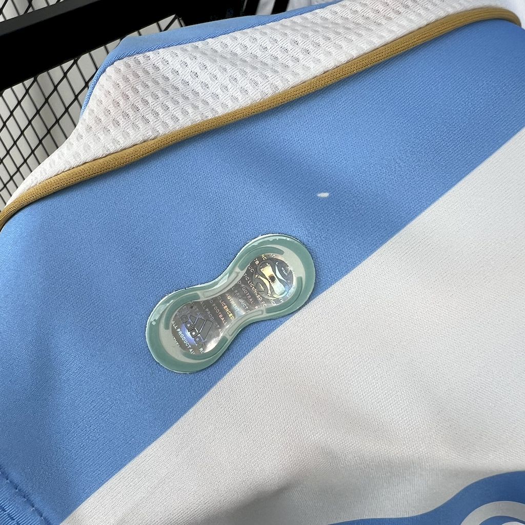 Higojerseys-Retro Argentina 2006 Home Long Sleeves Jersey