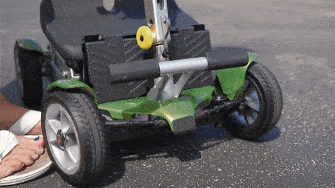 ev rider gypsy q2 folding mobility scooter