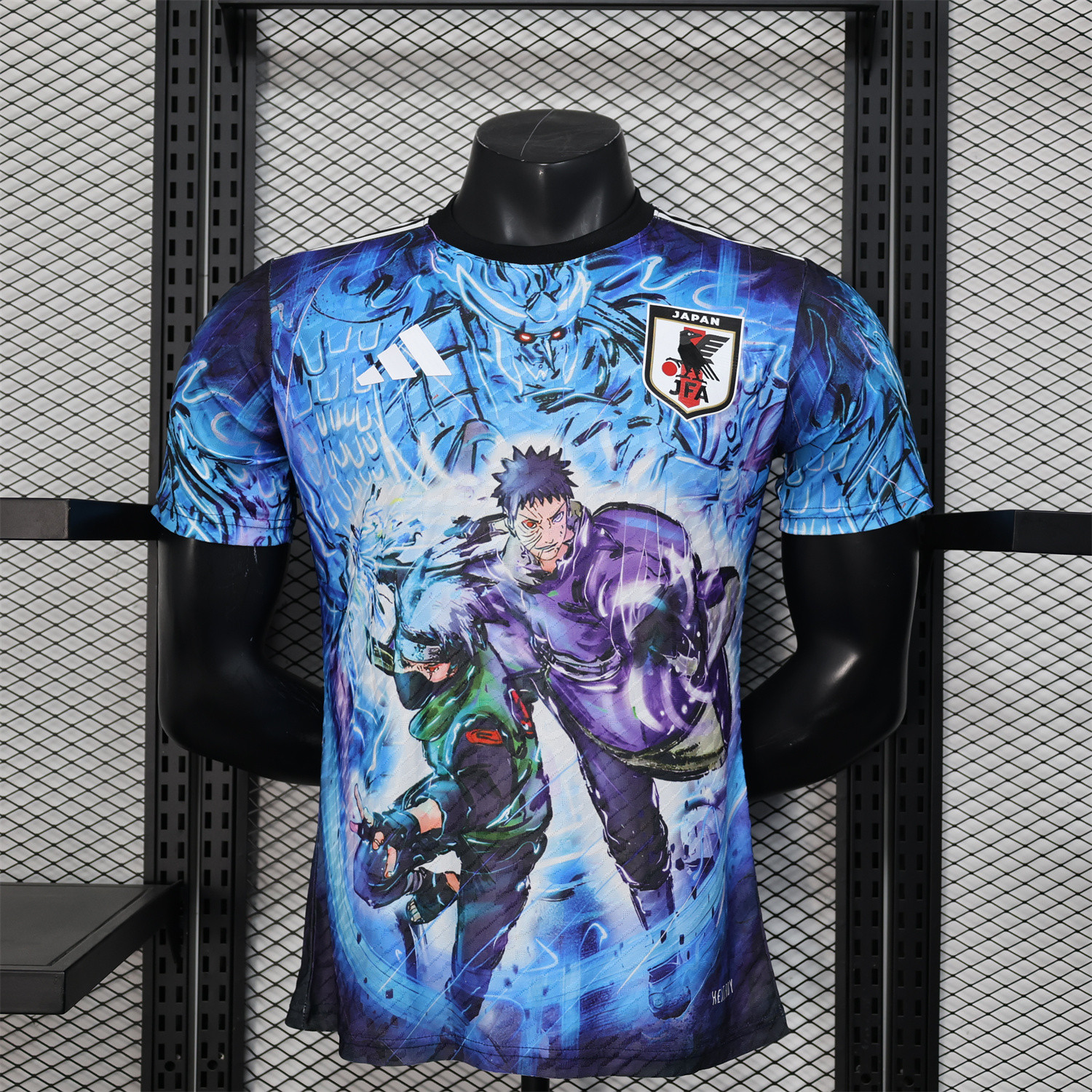 UltraTrikot-Japan 25-26 Kakashi and Obito Blue Special Jersey - Player Version