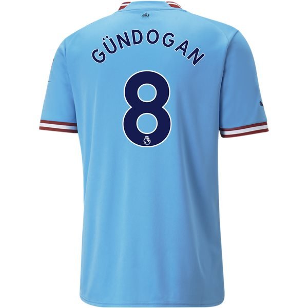 22/23 Ilkay Gundogan #8 Manchester City Home Jersey-mysite Custom Football Kit- Nextkits