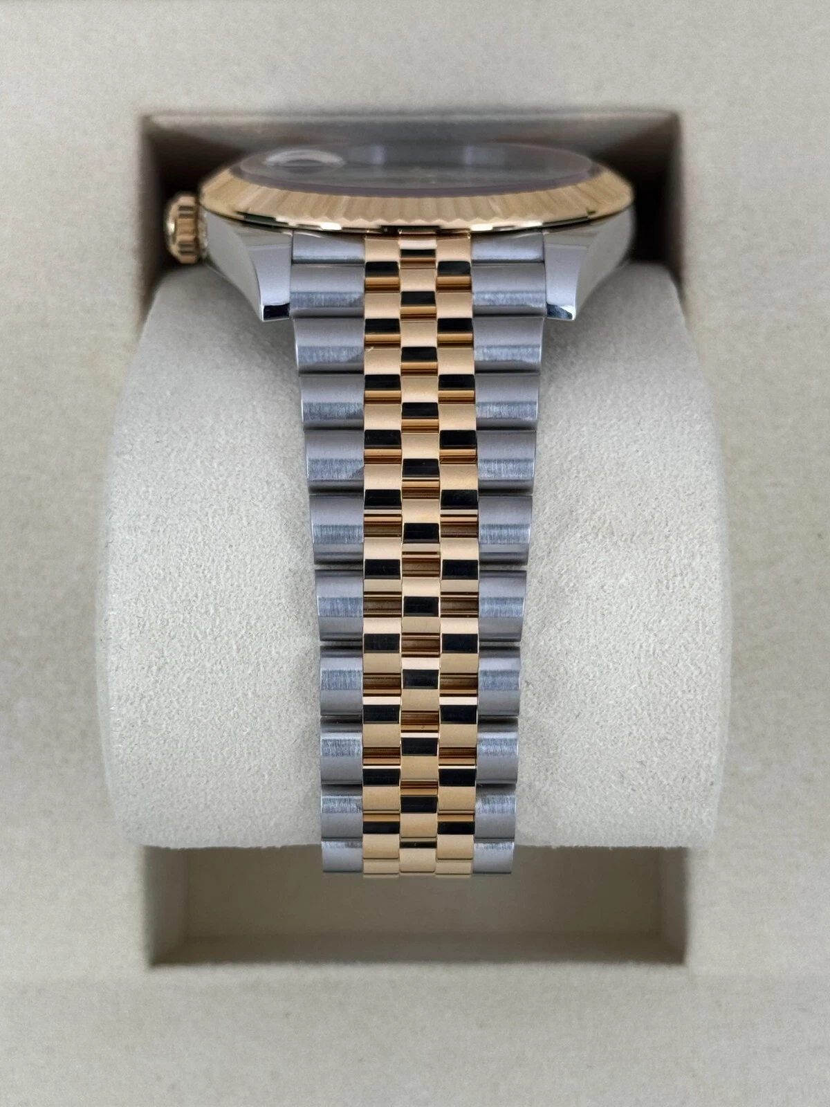 Rolex Datejust 36mm Super Clone Swiss Watch Yellow Rolesor Jubilee Bracelet White Mother of Pearl Dial Ref M126333-0020-3235 Swiss Movement