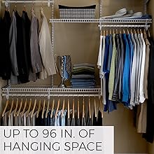 shelftrack, closet, maid, wire, shelving, hanging, storage, shelf, organization, adjustable