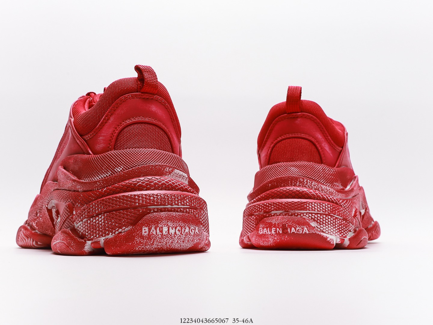Balenciaga Triple S Sneaker Dark Red Faded、mysite、Cacoeks