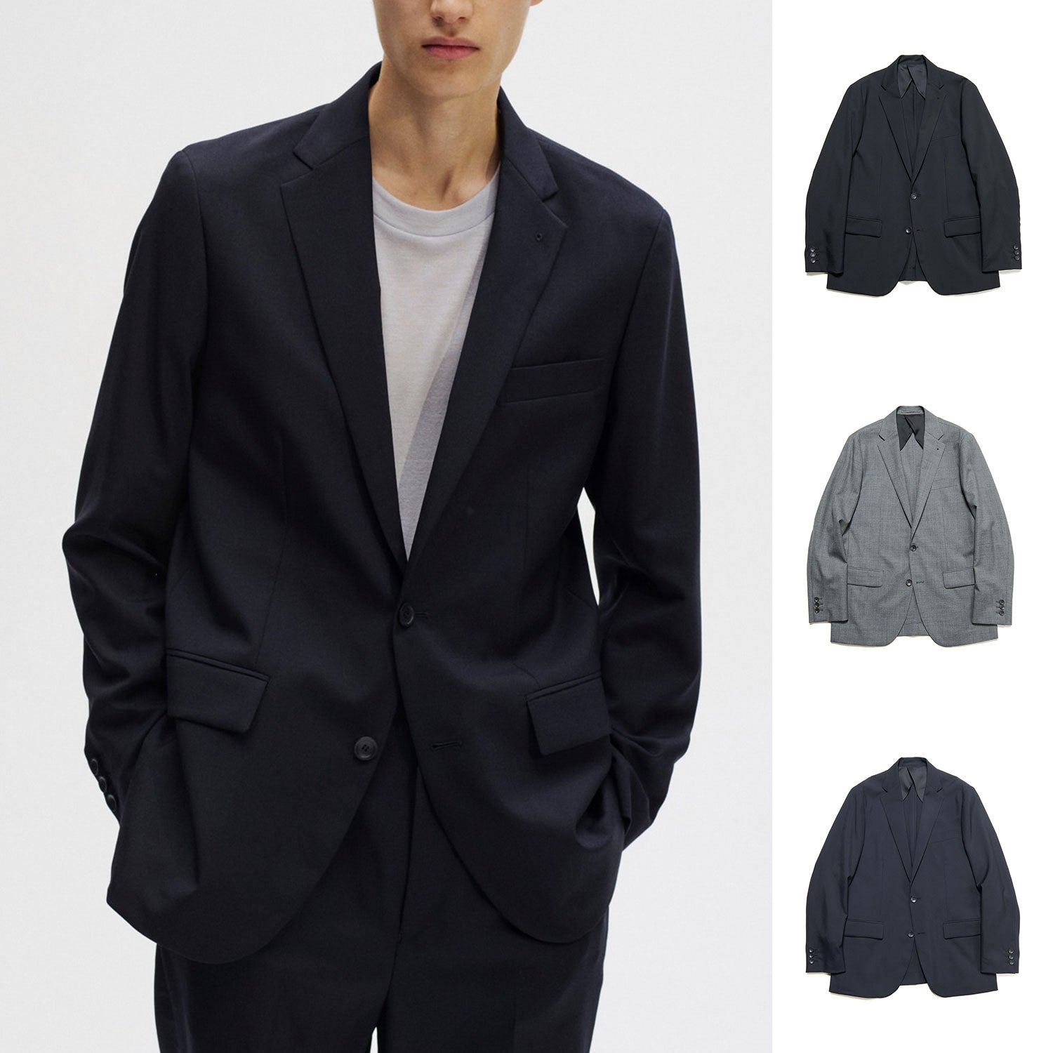 SOPHNET. 25S/S SUMMER MERINO WOOL STANDARD 2BUTTON JACKET  SOPH-250014 