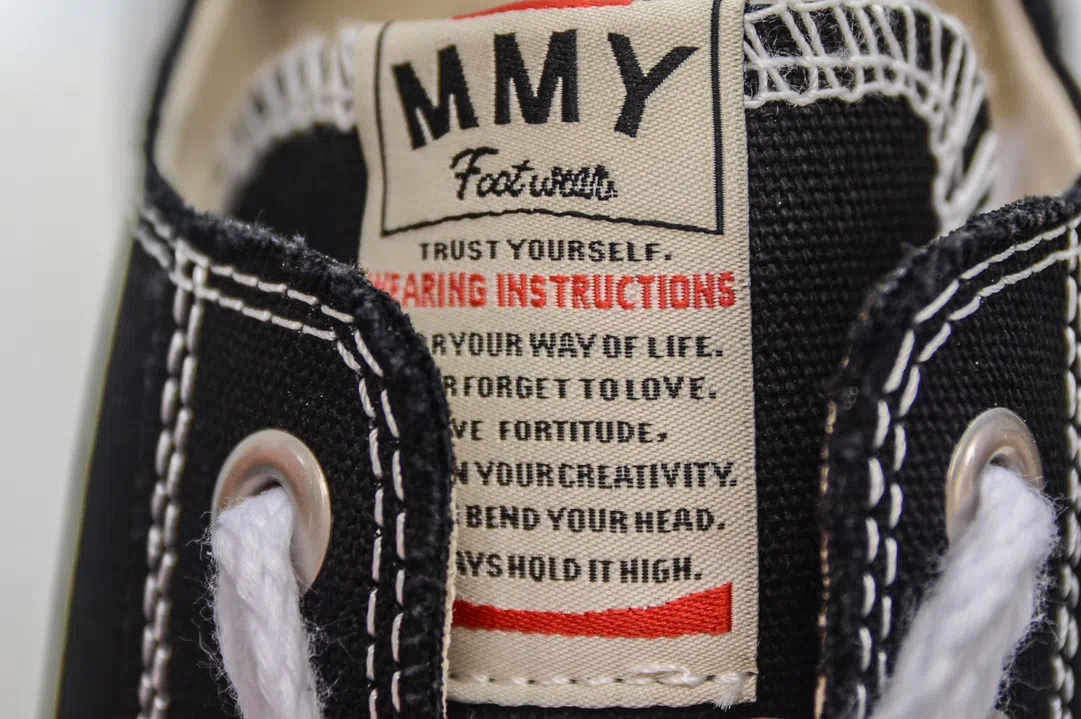 Maison Mihara Yasuhiro Peterson23 OG Sole Canvas Low-top Sneaker Black White、mysite、Cacoeks