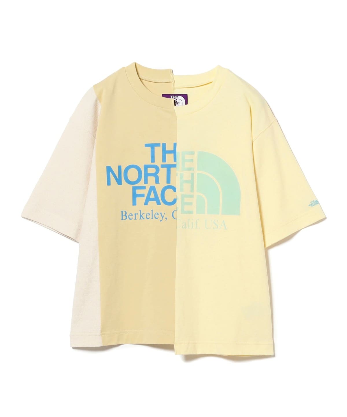 BEAMS x THE NORTH FACE PURPLE LABEL Asymmetric Logo T-shirt 25SS
