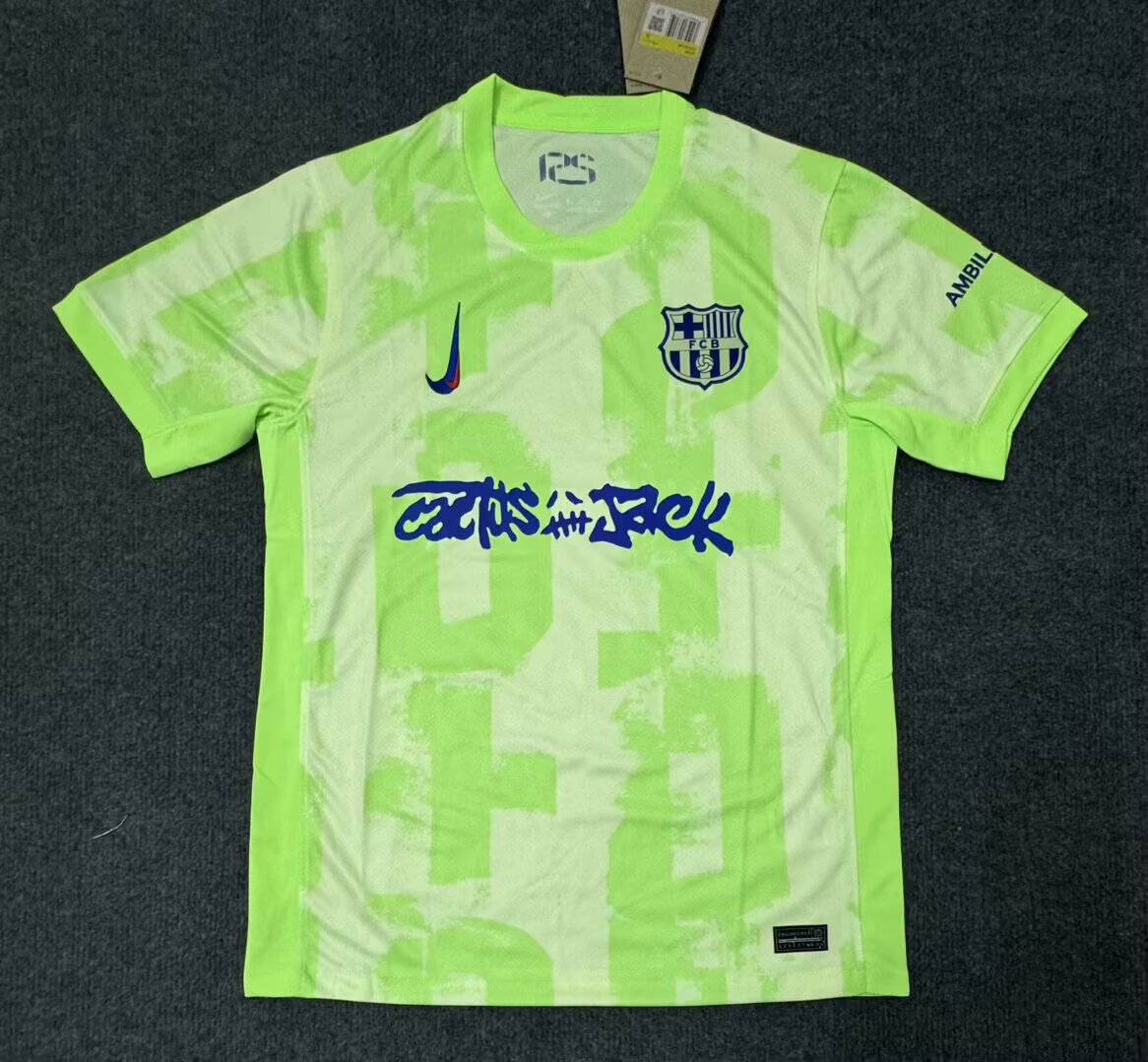 2024/2025 Barcelona Third Away Travis Scott Joint Edition Football Shirt 1:1 Thai Quality:football jersey mysite: unitedjerseyfootball 邓江浪:football