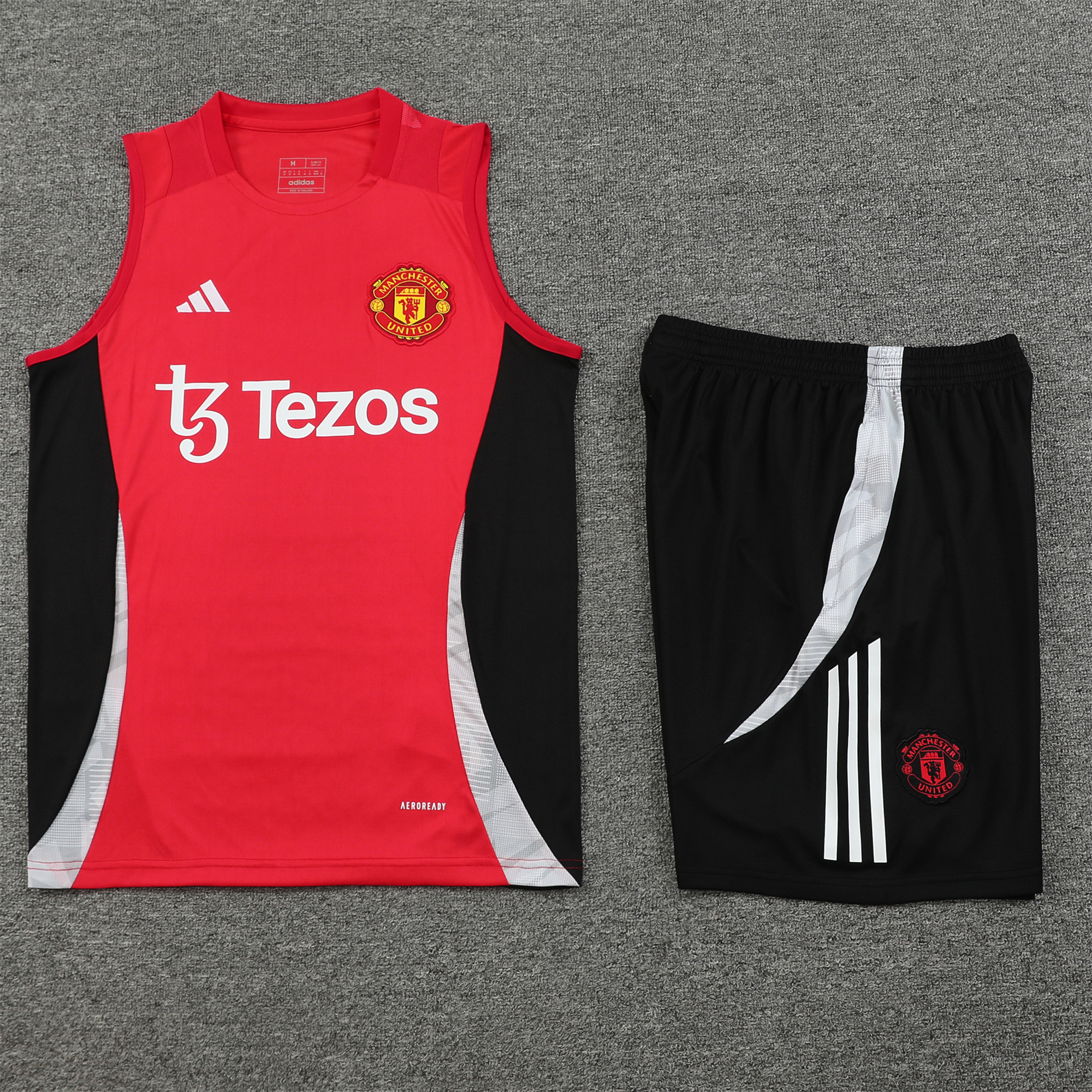 Higojerseys-Manchester United 24-25 Vest Training Set - Red