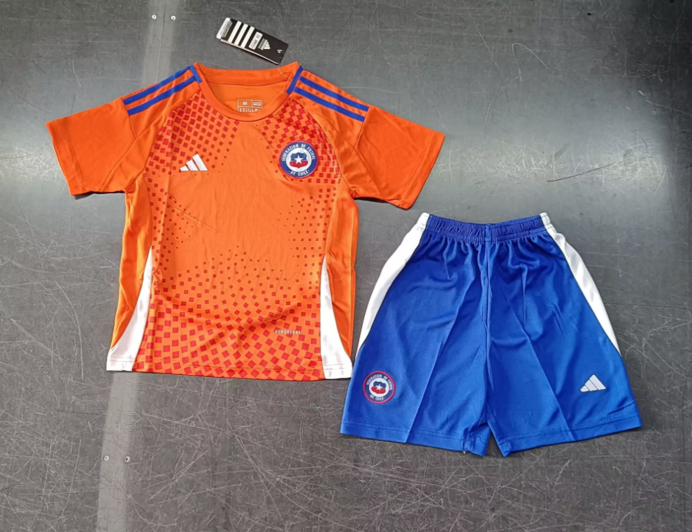 24/25 Chile Home Football Shirt Kids Size Suit-mysite Custom Football Kit- Nextkits