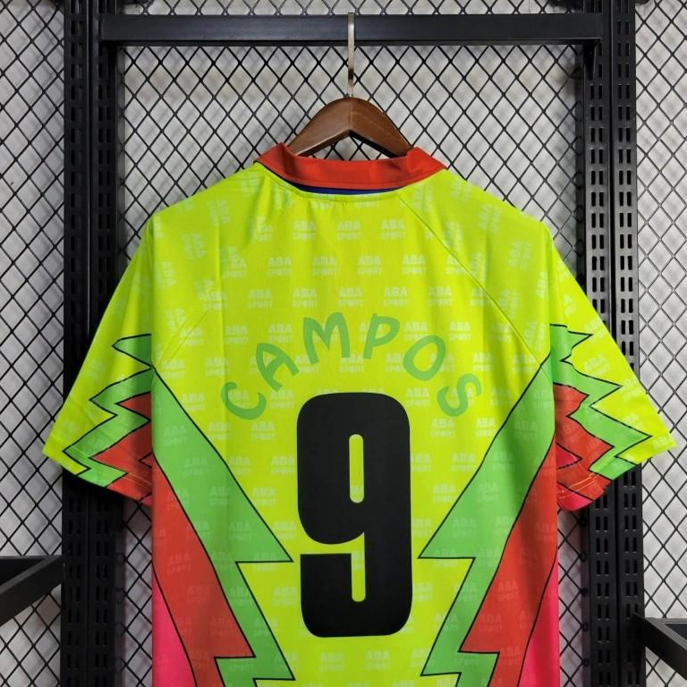 GlobeJersey-Retro Mexico 1995 Goalkeeper Green Jersey