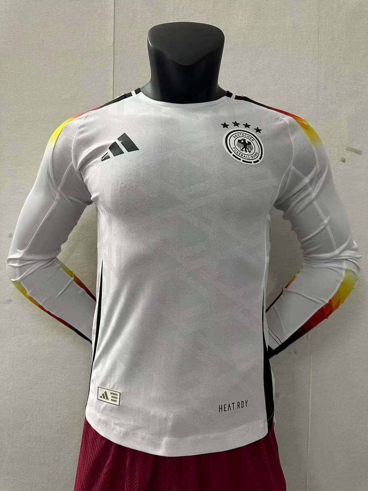 2024 Player Version Long Sleeve Germany Home Football Shirt-mysite Custom Football Kit- Nextkits