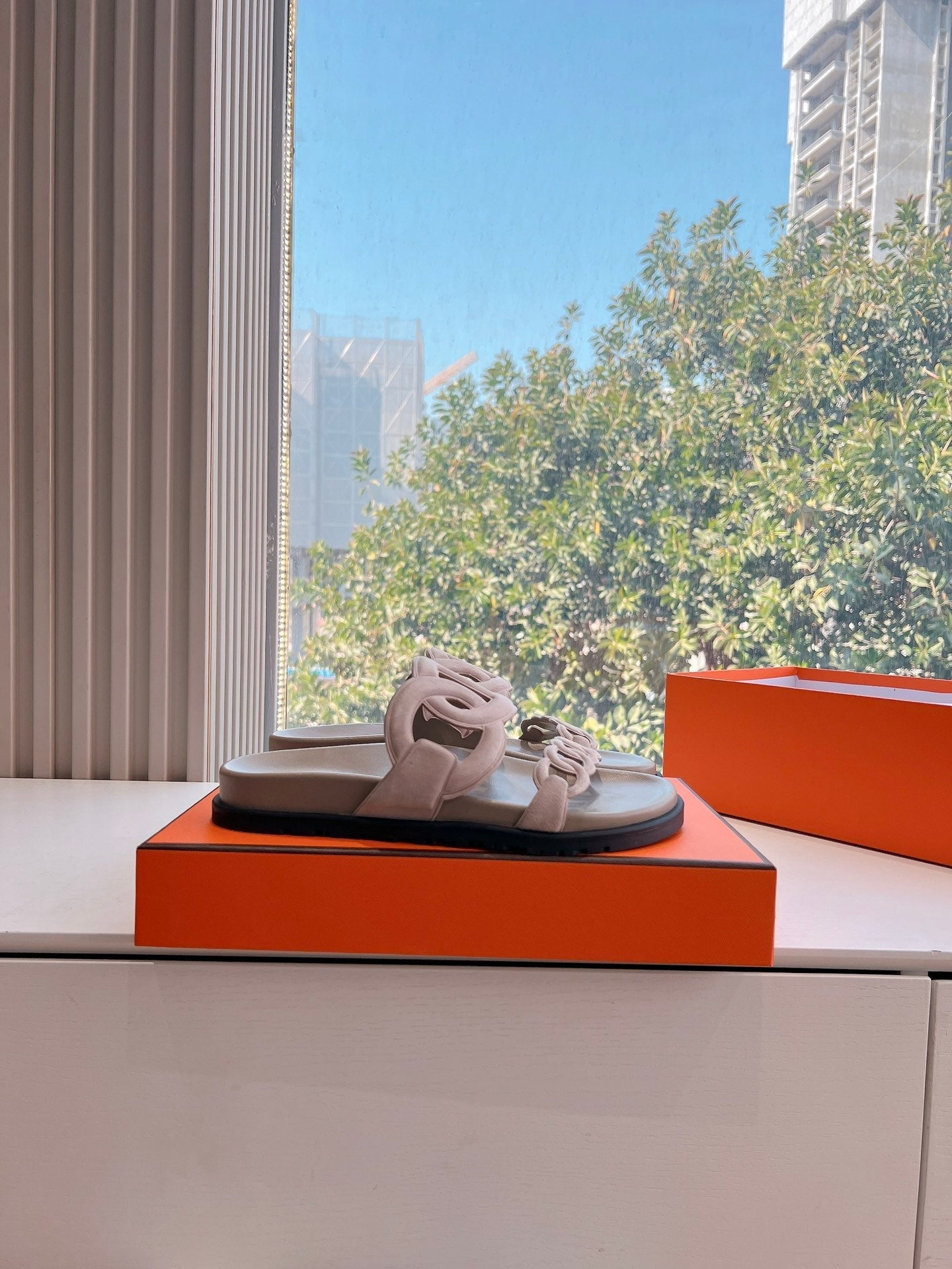 EXTRA SANDAL IN NUDE BEIGE SUEDE、mysite、Cacoeks