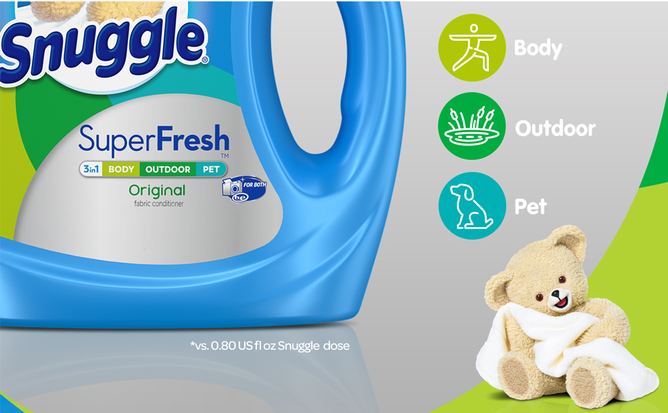 Snuggle SupeFresh Original 2X Liquid Laundry Detergent