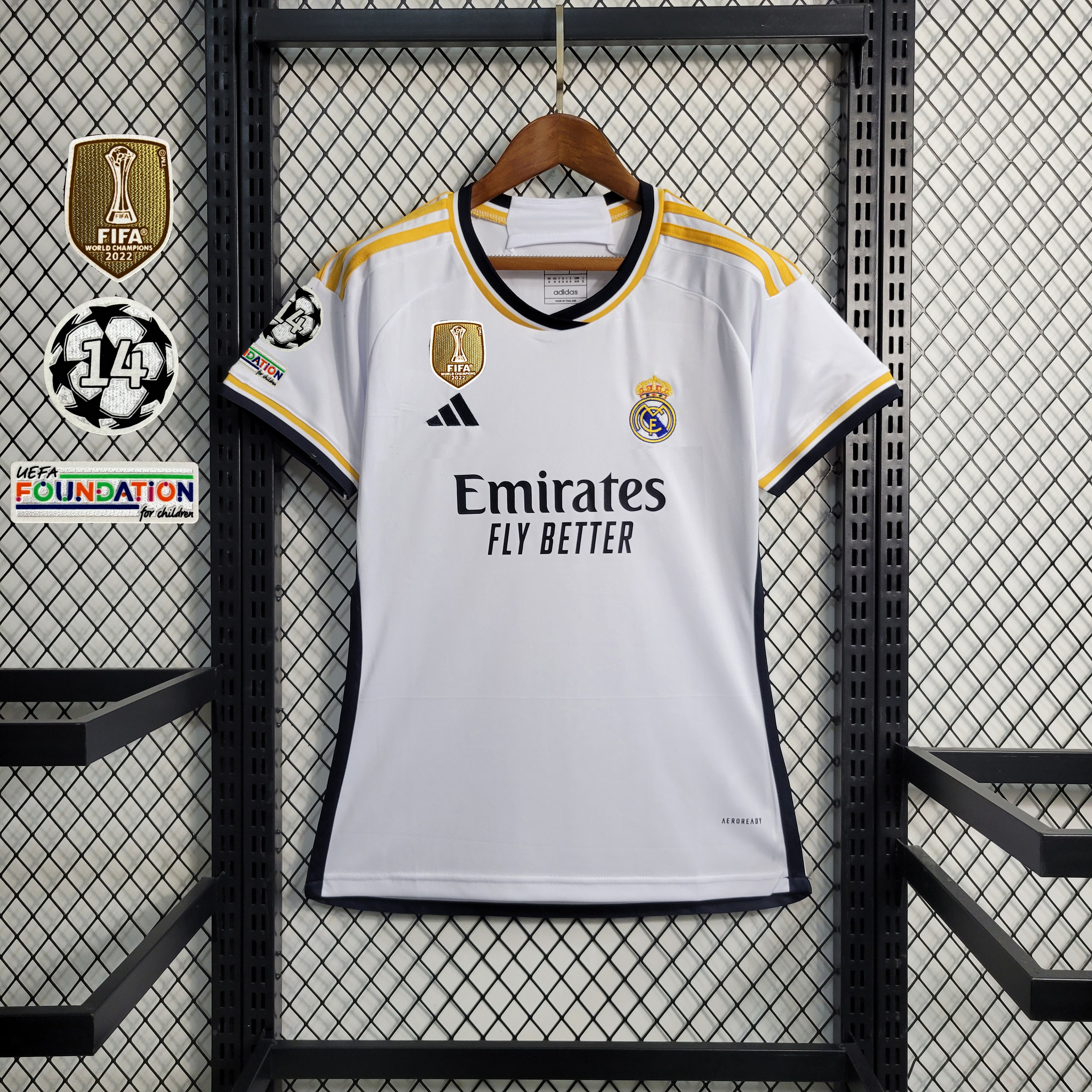 unitedfutballjersey-23-24 Real Madrid Home Jersey - Woman Version