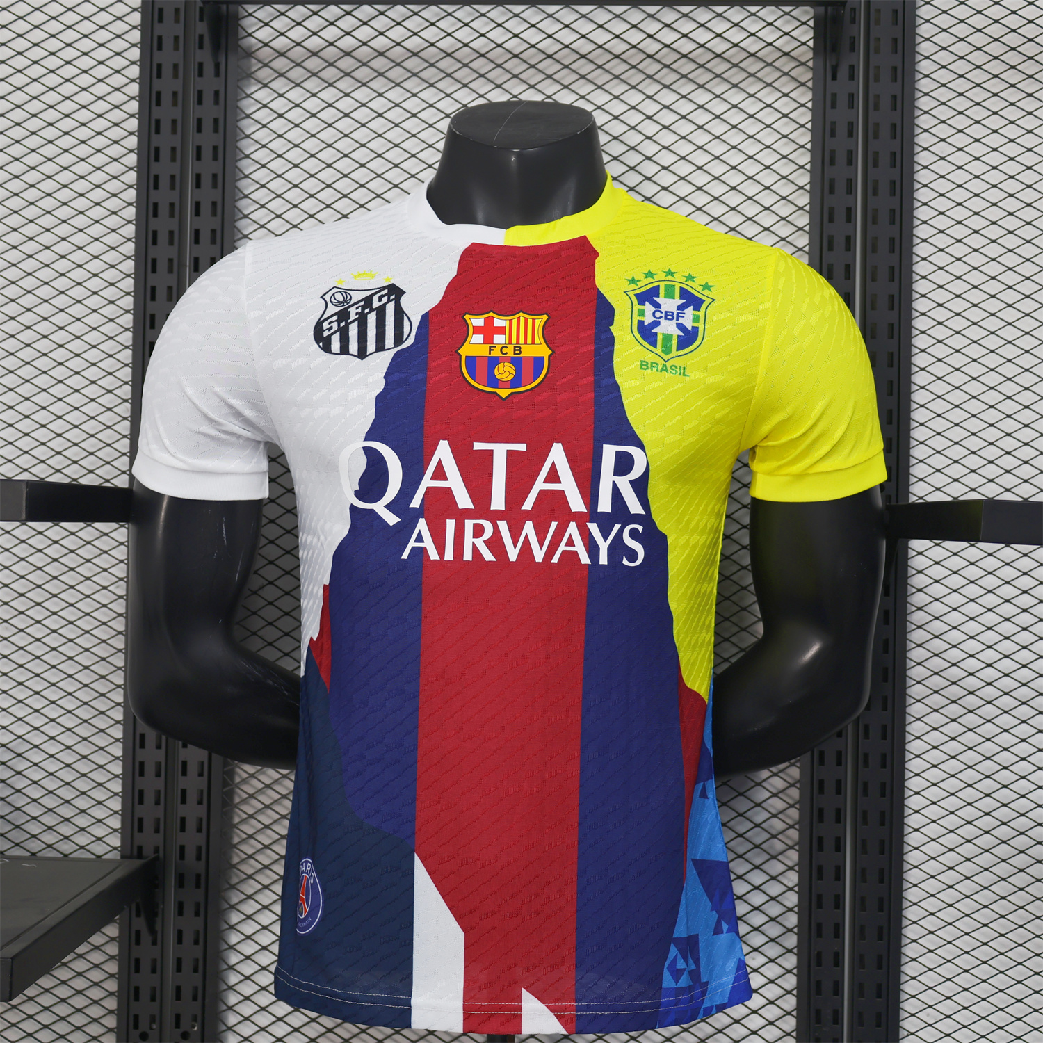 UltraTrikot-Neymar Career Commemorative Jersey - Player Version with NEYMAR.JR #10 - Barcelona Brazil Paris Saint-Germain PSG Santos