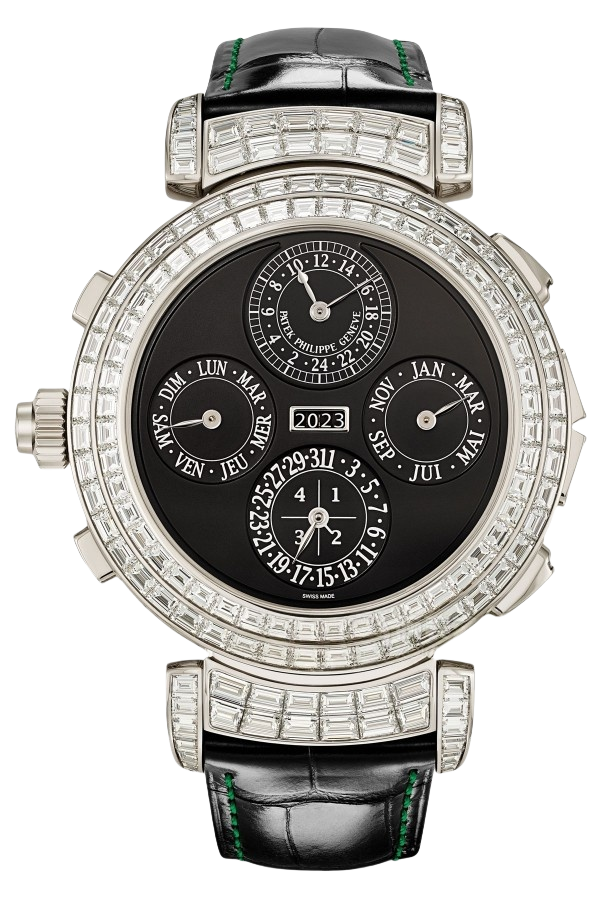 Patek Philippe Grand Complications Ref. 6300/403G-001 Super Clone Watch – White Gold Black Dial Fake Replica