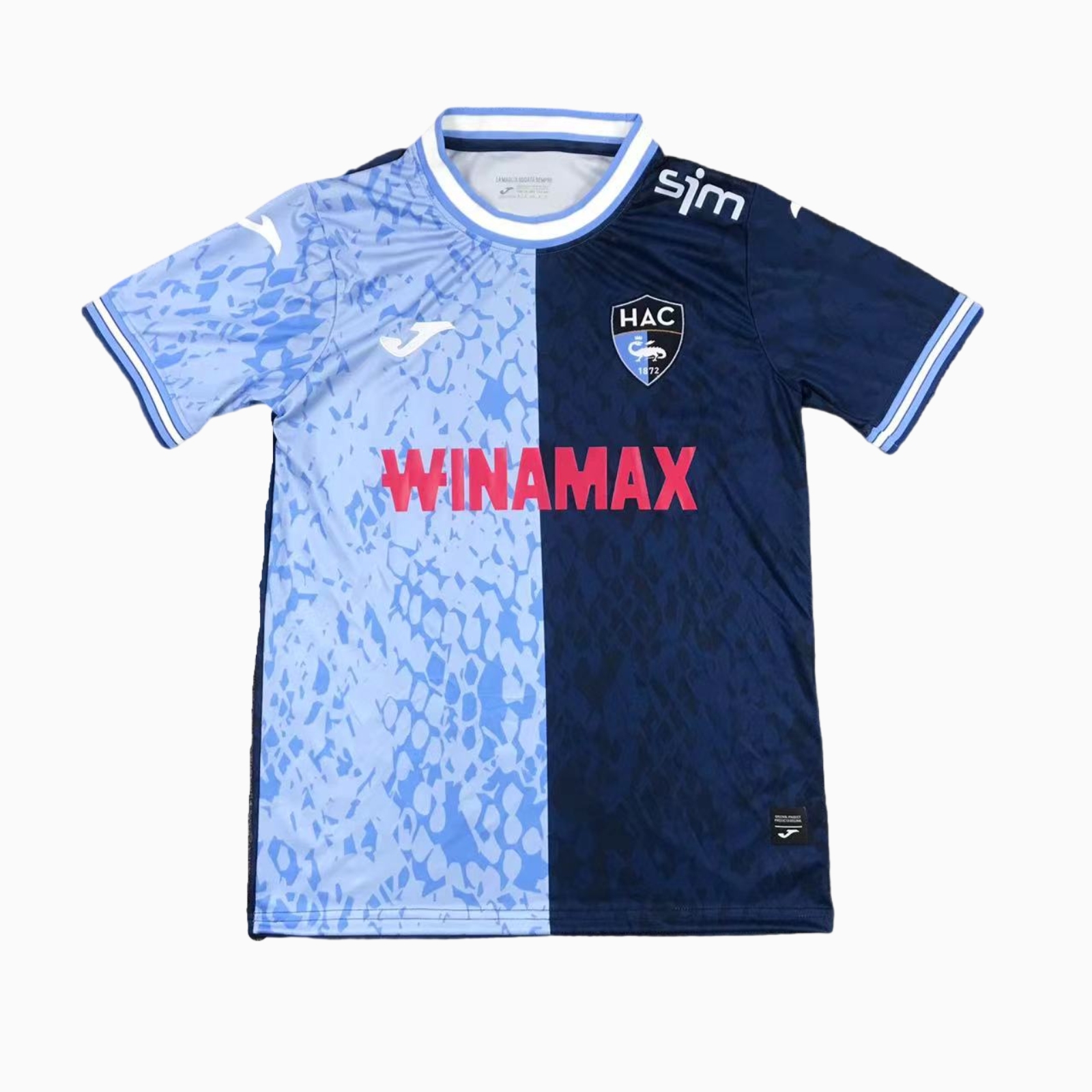 ManixJersey.com | Le Havre 24-25 Home Jersey - Fans Version -Customize Name, Number and Patch | Worldwide Shipping