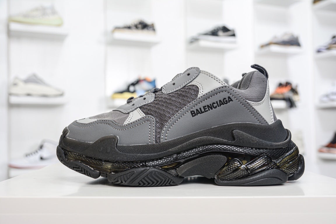 Balenciaga Triple S Clear Sole Sneaker Dark Grey、mysite、Cacoeks