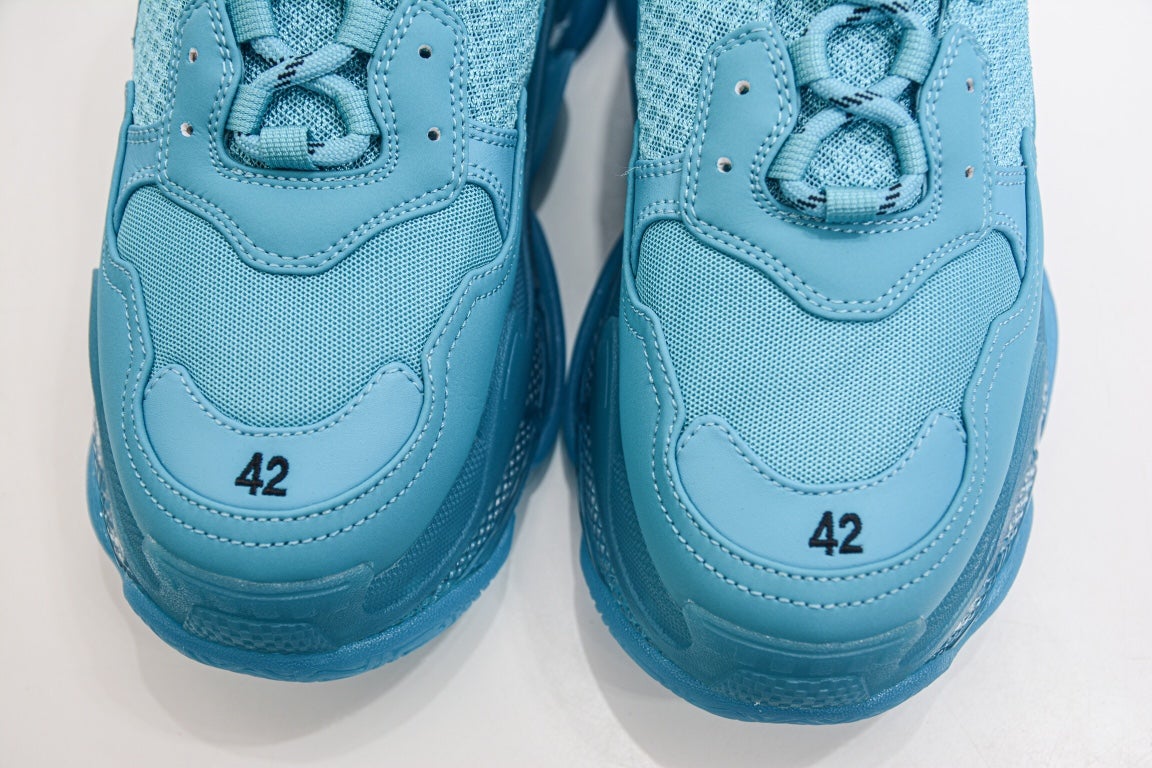 Balenciaga Triple S Clear Sole Sneaker Blue、mysite、Cacoeks