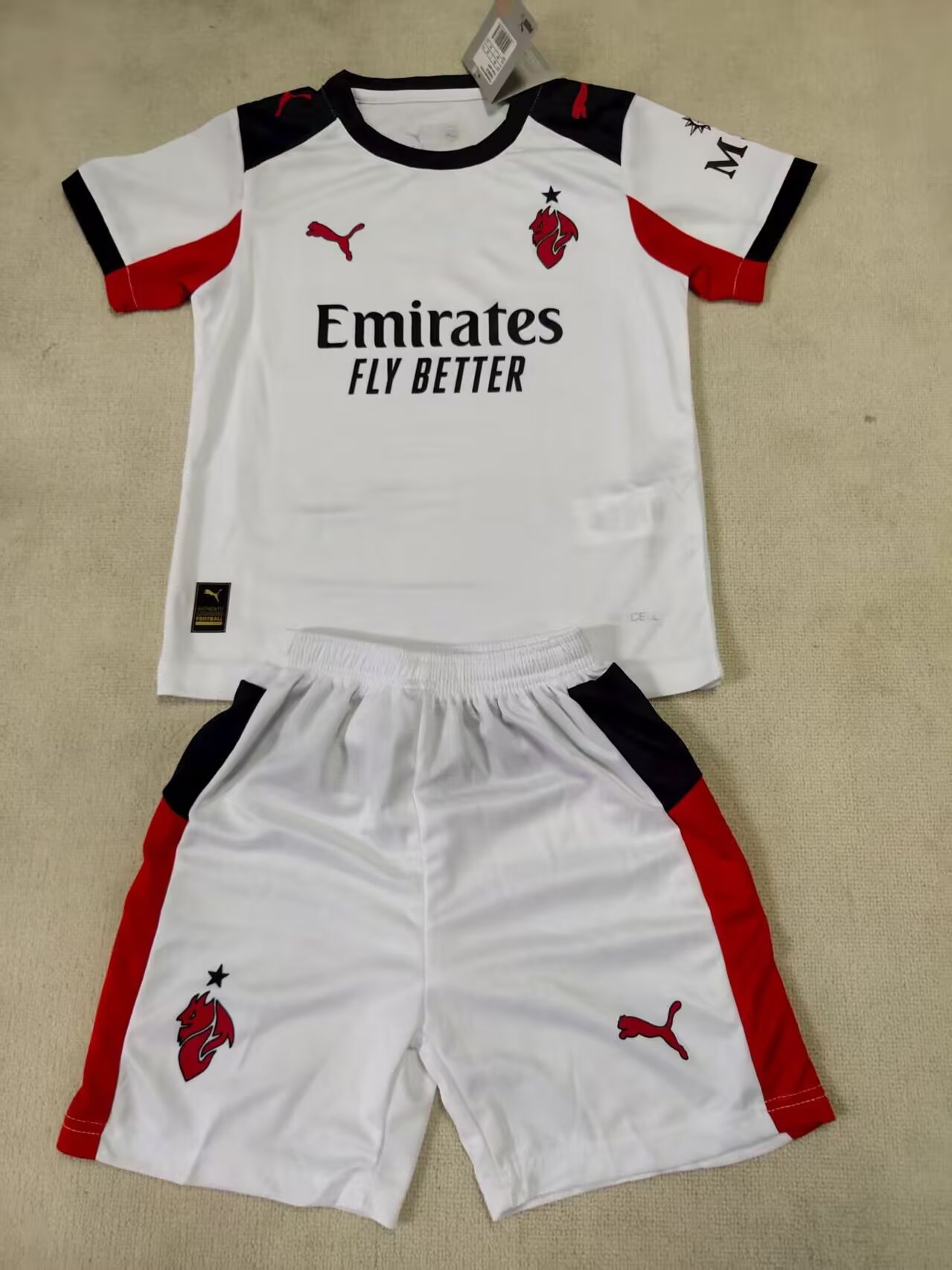2025/2026 AC Milan Away Football Shirt 1:1 Thai Quality Kids Size:football jersey mysite: unitedjerseyfootball 邓江浪:football