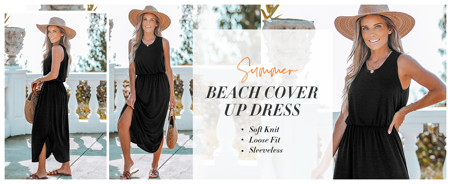 black maxi dress