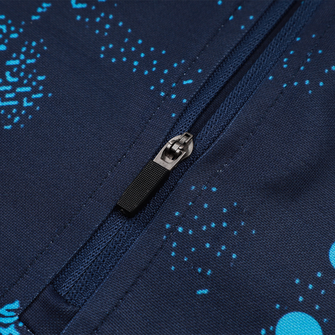 ManixJersey.com | C.H.E.L.S.E.A 24-25 Long Sleeve Training Set - Royal Blue with Blue Dots -Customize Name, Number and Patch | Worldwide Shipping