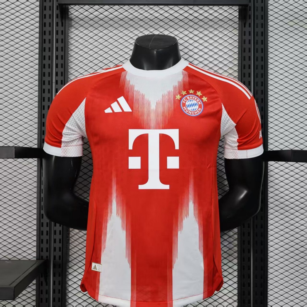 25/26 Player Version Bayern Munich Home Football Shirt-mysite Custom Football Kit- Nextkits