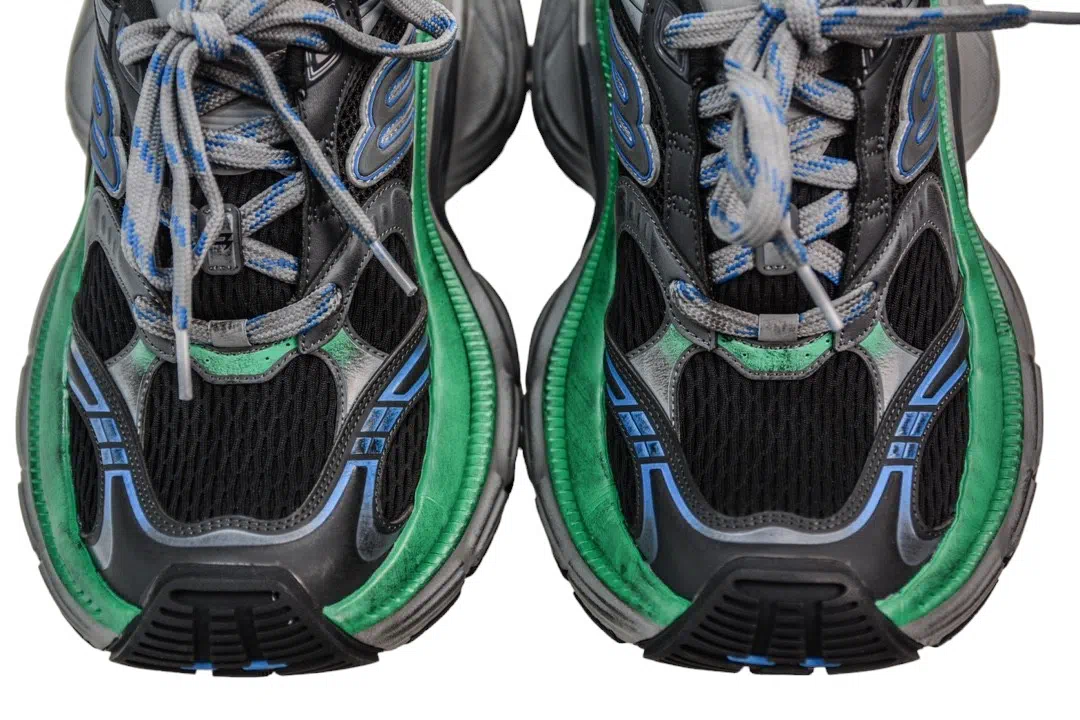 Balenciaga 10XL Sneaker In Black Grey Blue Green、mysite、Cacoeks