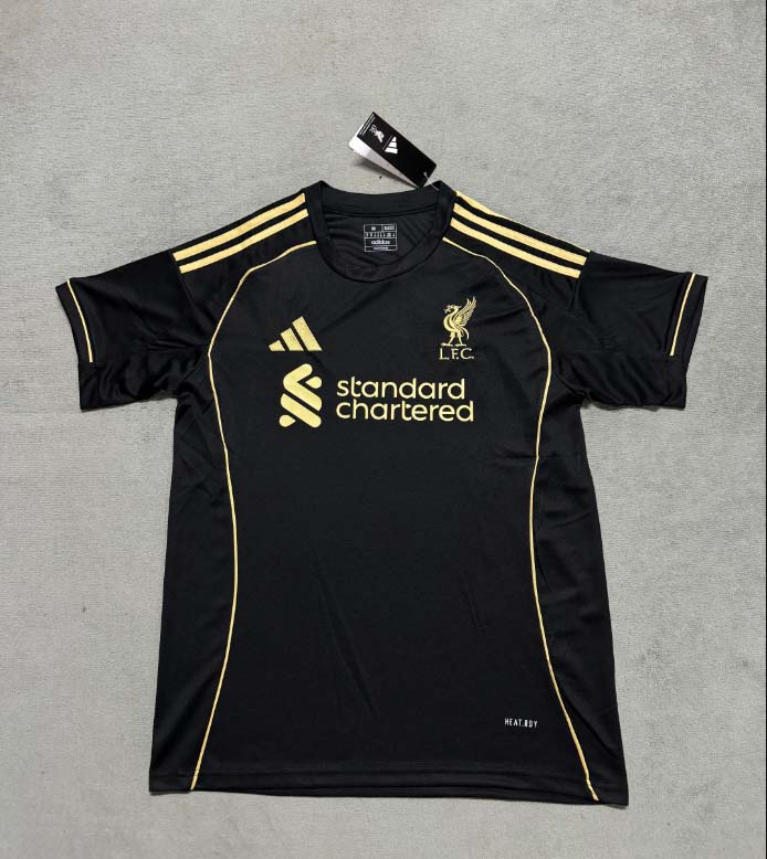 2025/2026 Liverpool Special Edition Black Soccer Jersey 1:1 Thai Quality:football jersey mysite: unitedjerseyfootball 邓江浪:football