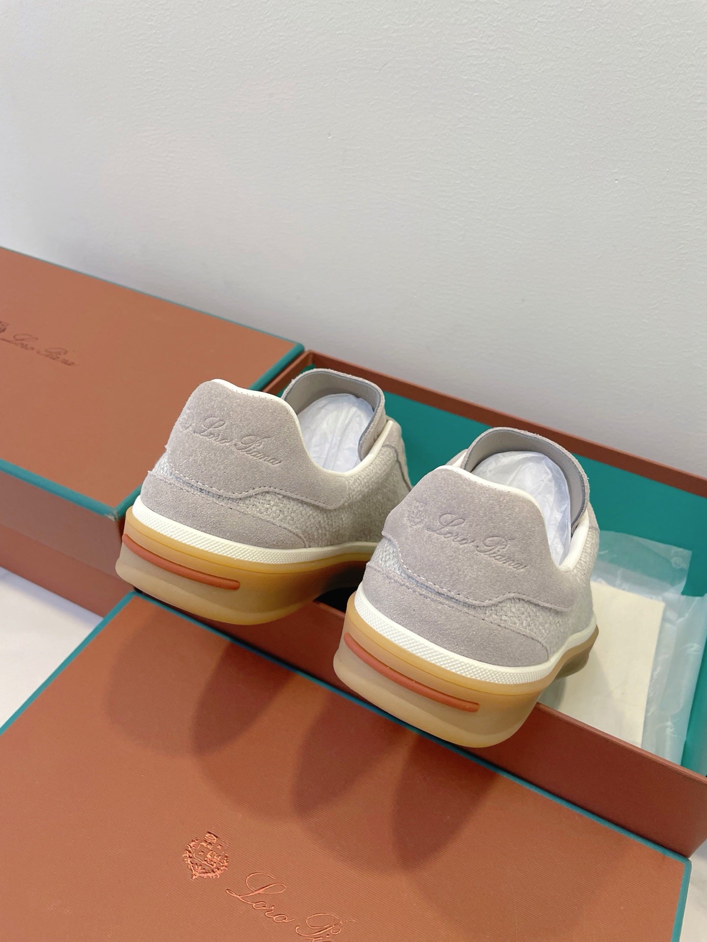 SNEAKERS IN METAL GREY SUEDE WITH CANVAS、mysite、Cacoeks