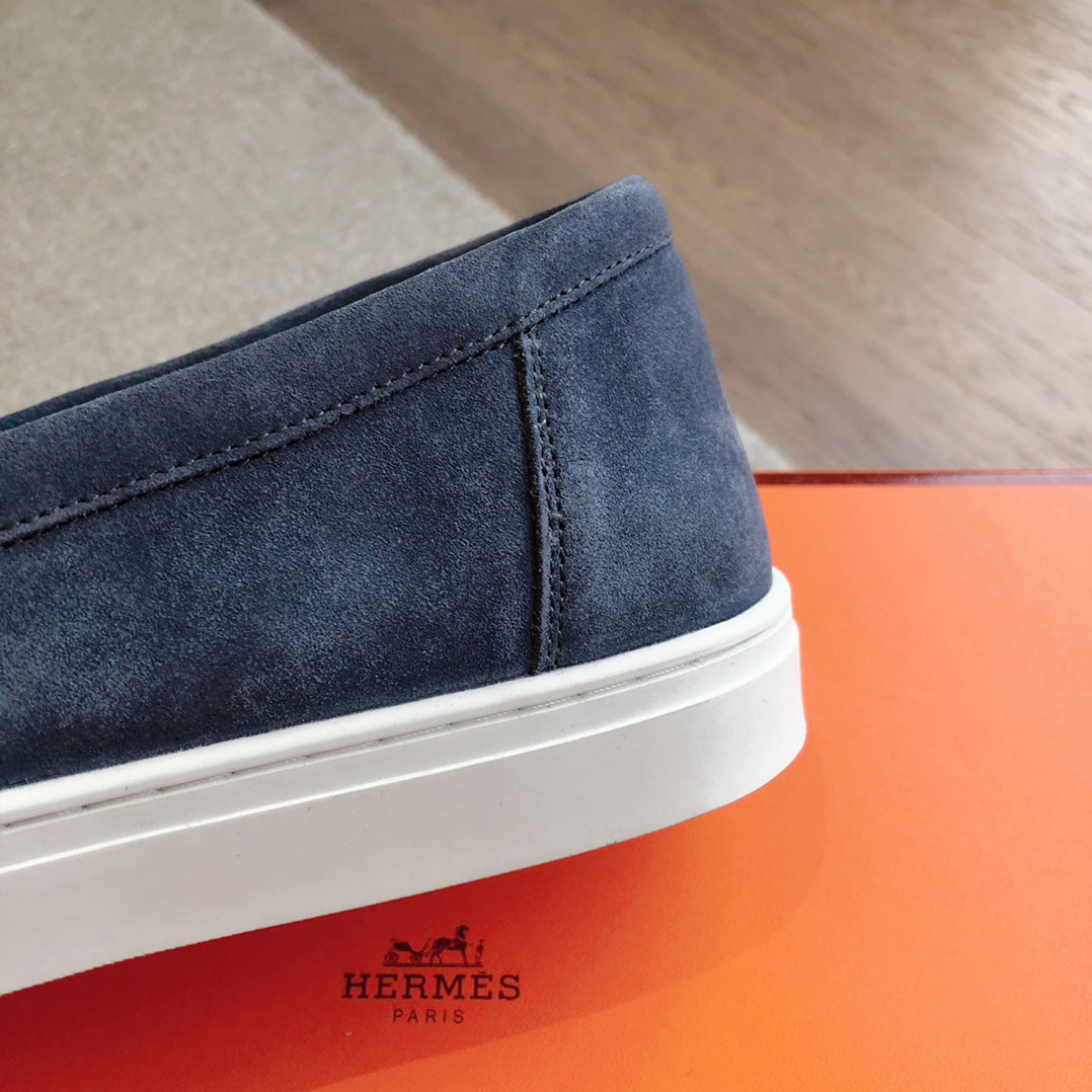 GAME SLIP-ON SNEAKER NAVY SUEDE、mysite、Cacoeks