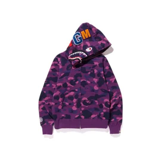 Purple BAPE Shark Hoodie、mysite、Cacoeks