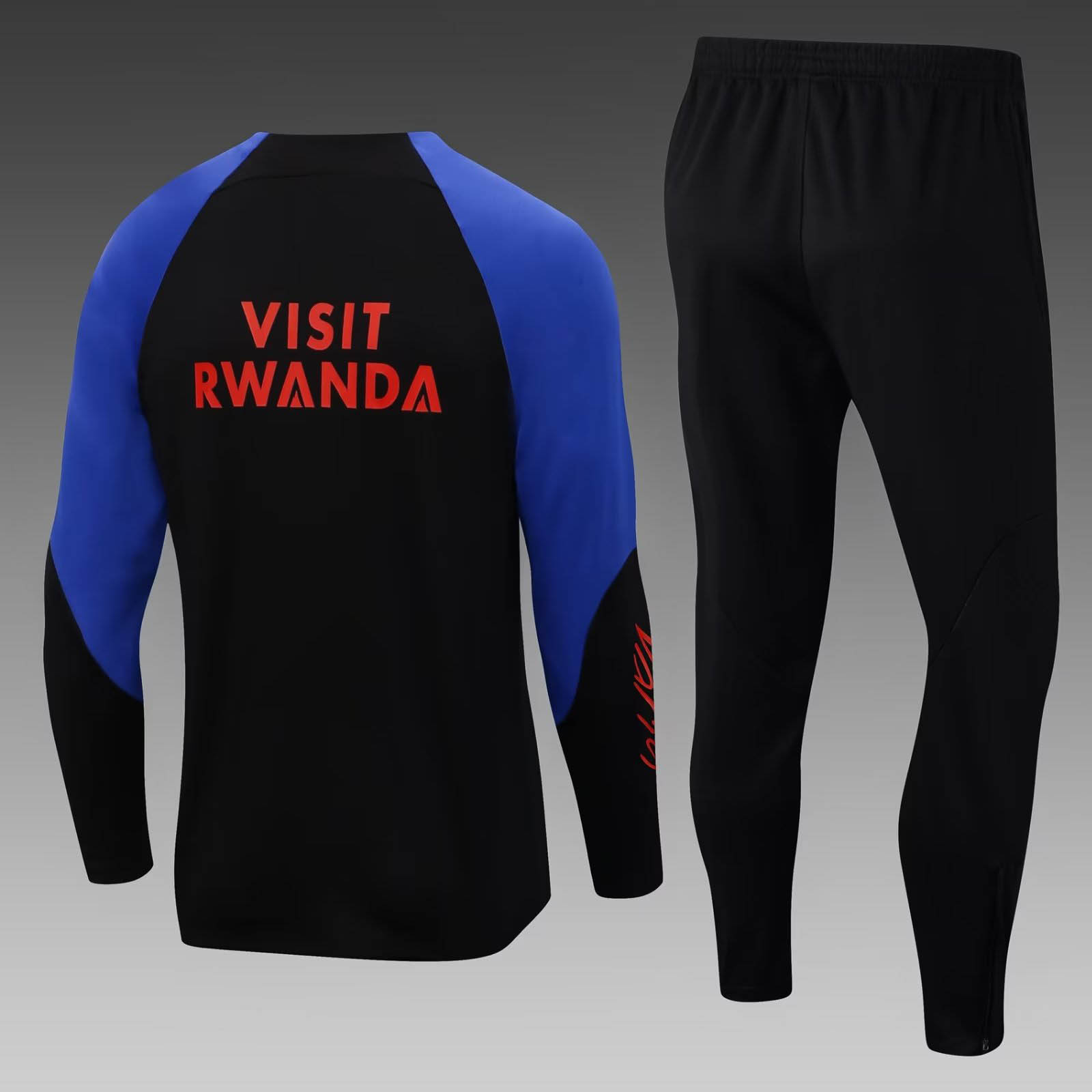 2022/2023 Psg Paris Saint-Germain Half-Pull Training Suit Black-Blue Sleeve Set:football jersey mysite: unitedjerseyfootball 邓江浪:football