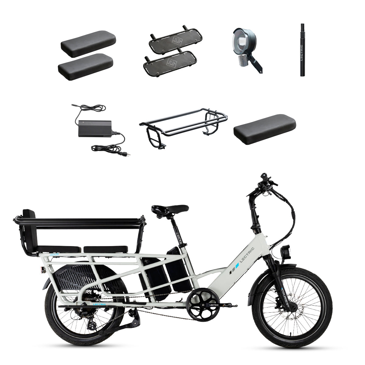 XPedition 2.0 Stratus White Long-Range Dual-Battery + FREE Running Boards, Cushions, Elite Headlight, Suspension Seat Post, Fast Charger, & Orbitor ($654 Value)、mySite、bearsvspackers