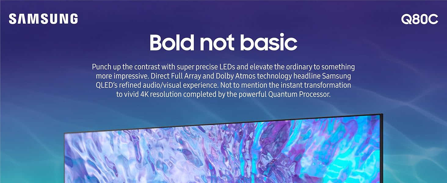 Samsung Q80C QLED 4K Smart TV