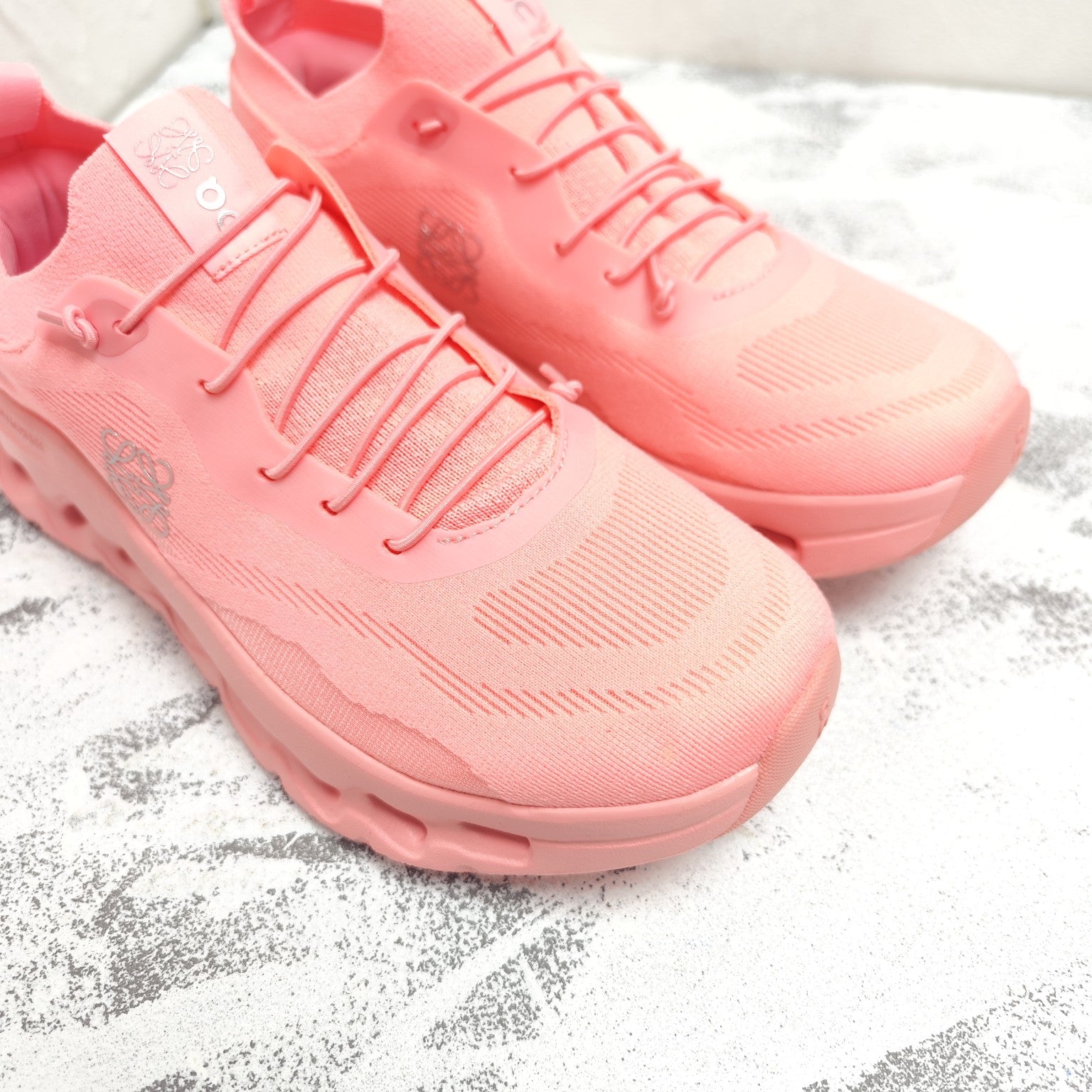 CLOUDTILT SNEAKER IN BLUSH PINK RECYCLED POLYESTER、mysite、Cacoeks