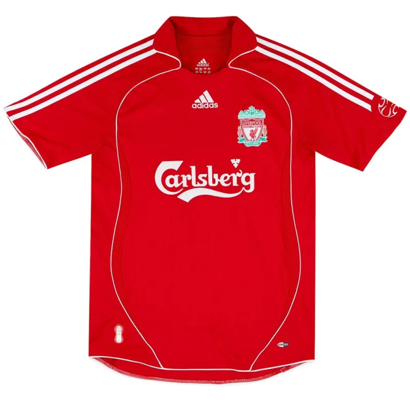 06-07 Liverpool home home soccer jersey-Retro version: Ajax 24-25 Home Stadium Jersey - Fans Version mysite: Adidas luxuryfootballshirts.com: https://www.luxuryfootballshirts.com/