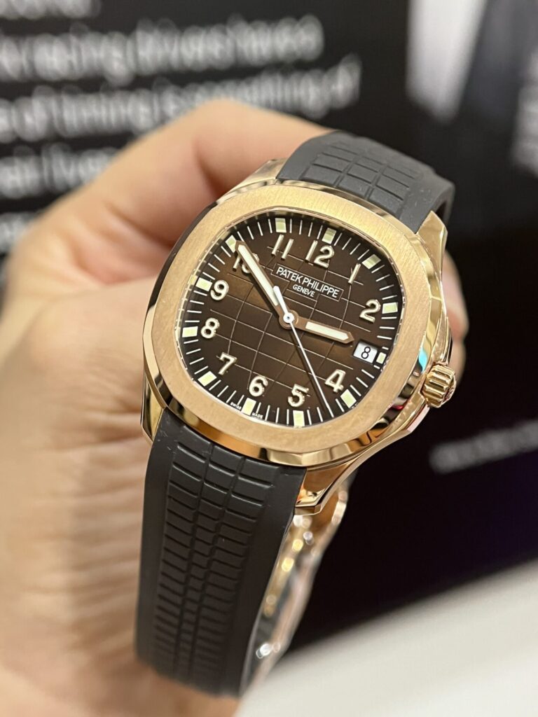 Đồng Hồ Patek Philippe Aquanaut 5167 Bọc Vàng Mặt Chocolate 3K 40mm (1)