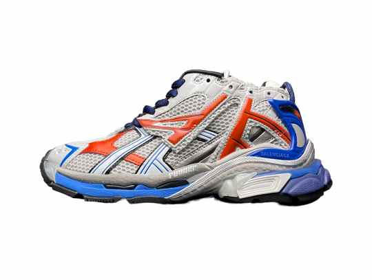 Balenciaga Runner Trainer In Silver Blue Red、mysite、Cacoeks