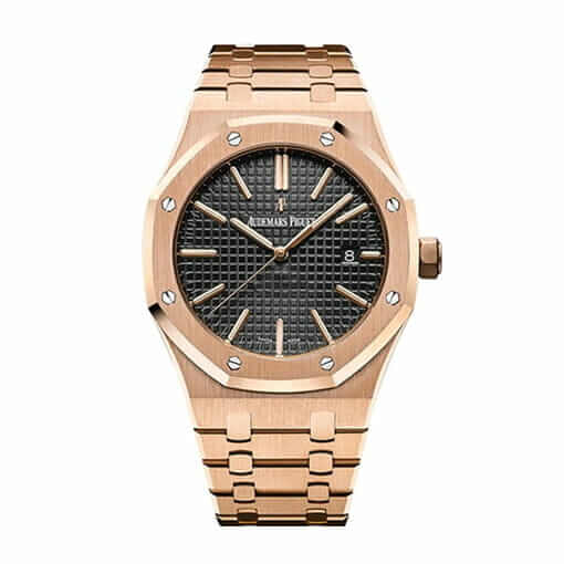 ap-royal-oak-black-dial-rose-gold-replica-watch