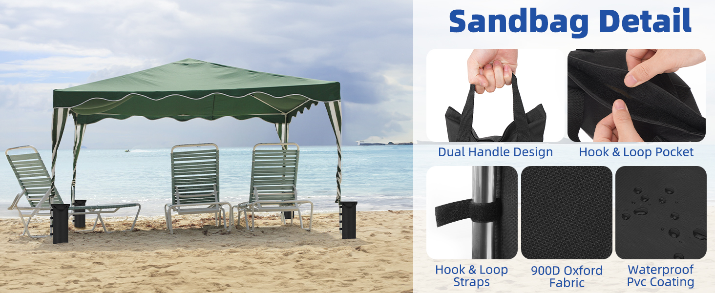 weighted sand bags