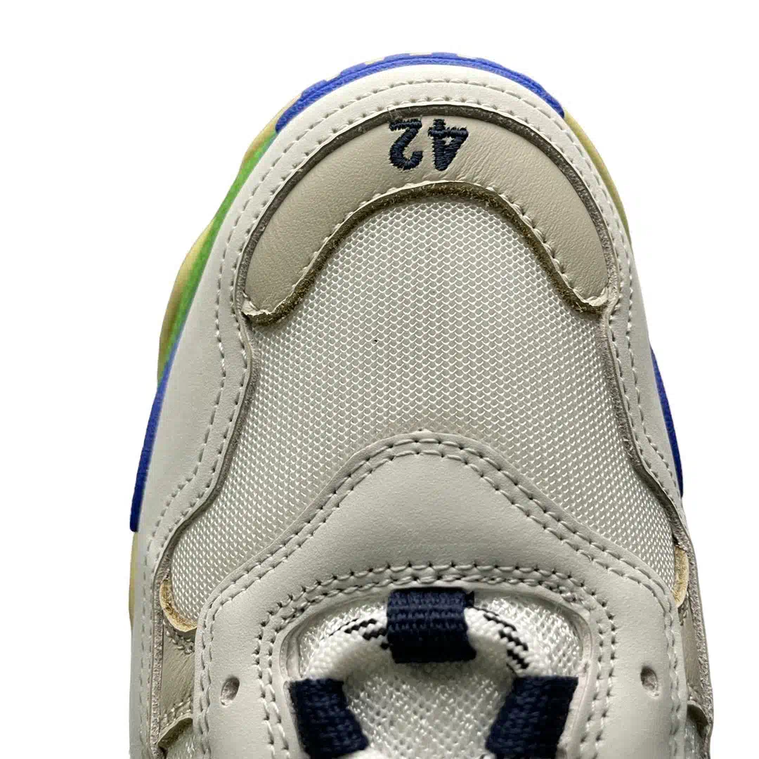 Balenciaga Triple S Sneaker in White Blue Green、mysite、Cacoeks