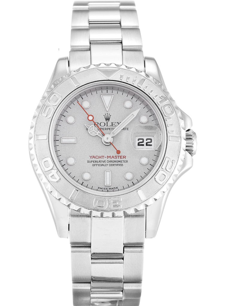 Replica Rolex Yacht-Master 35mm Silver Dial 169622-fasswatch