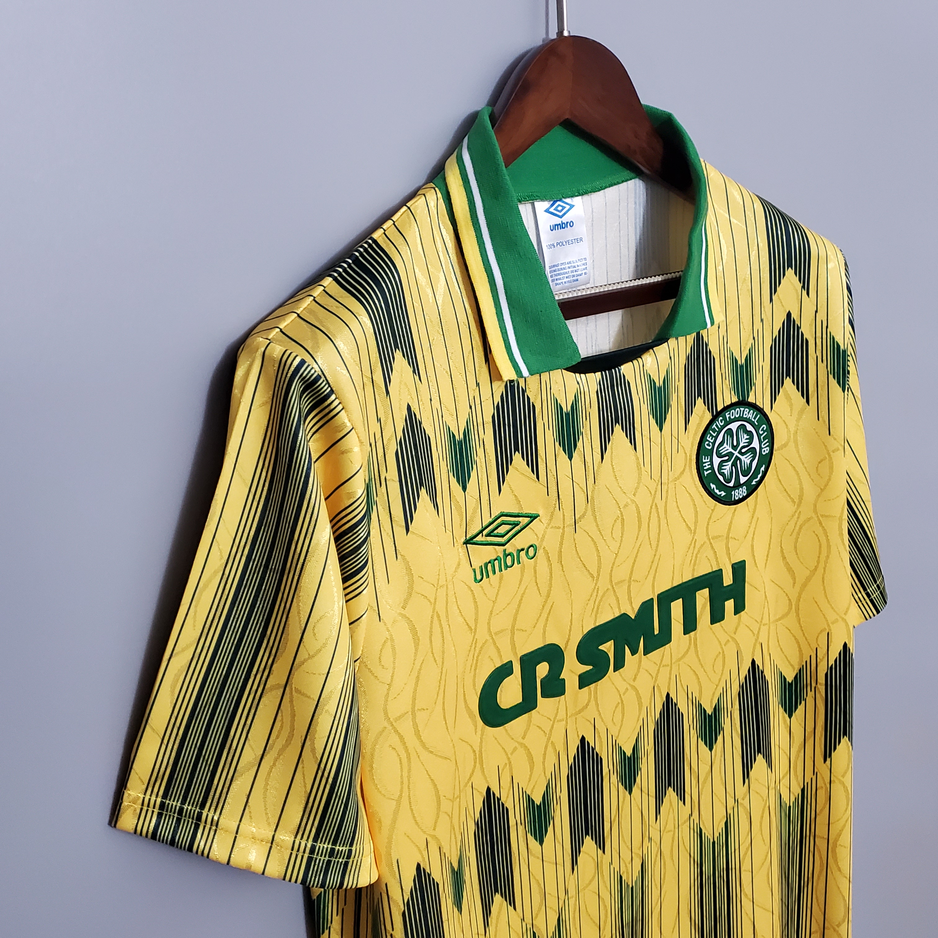 unitedfutballjersey-Retro Celtic 1988-91 Away Stadium Jersey