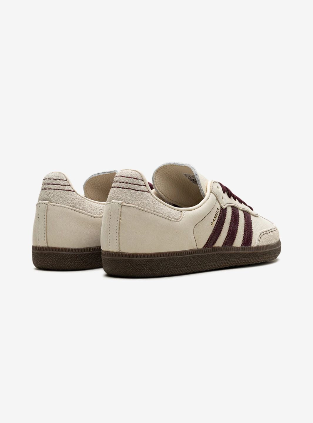 Adidas Samba OG Wonder White Maroon、mysite、Cacoeks
