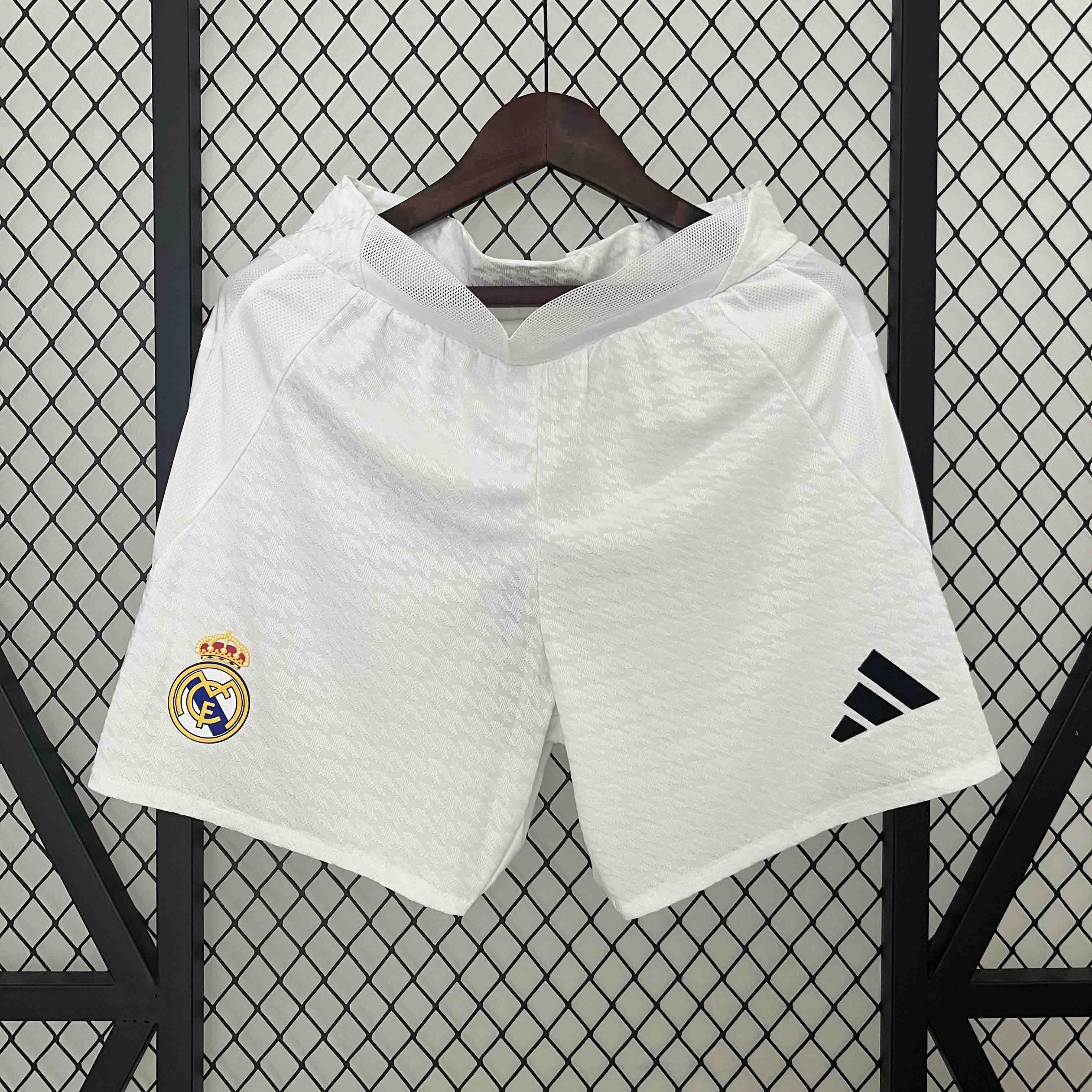 JerseysGala.com | Real Madrid 2024-25 Home Shorts - Player Version -Customize Name, Number and Patch | Worldwide Shipping