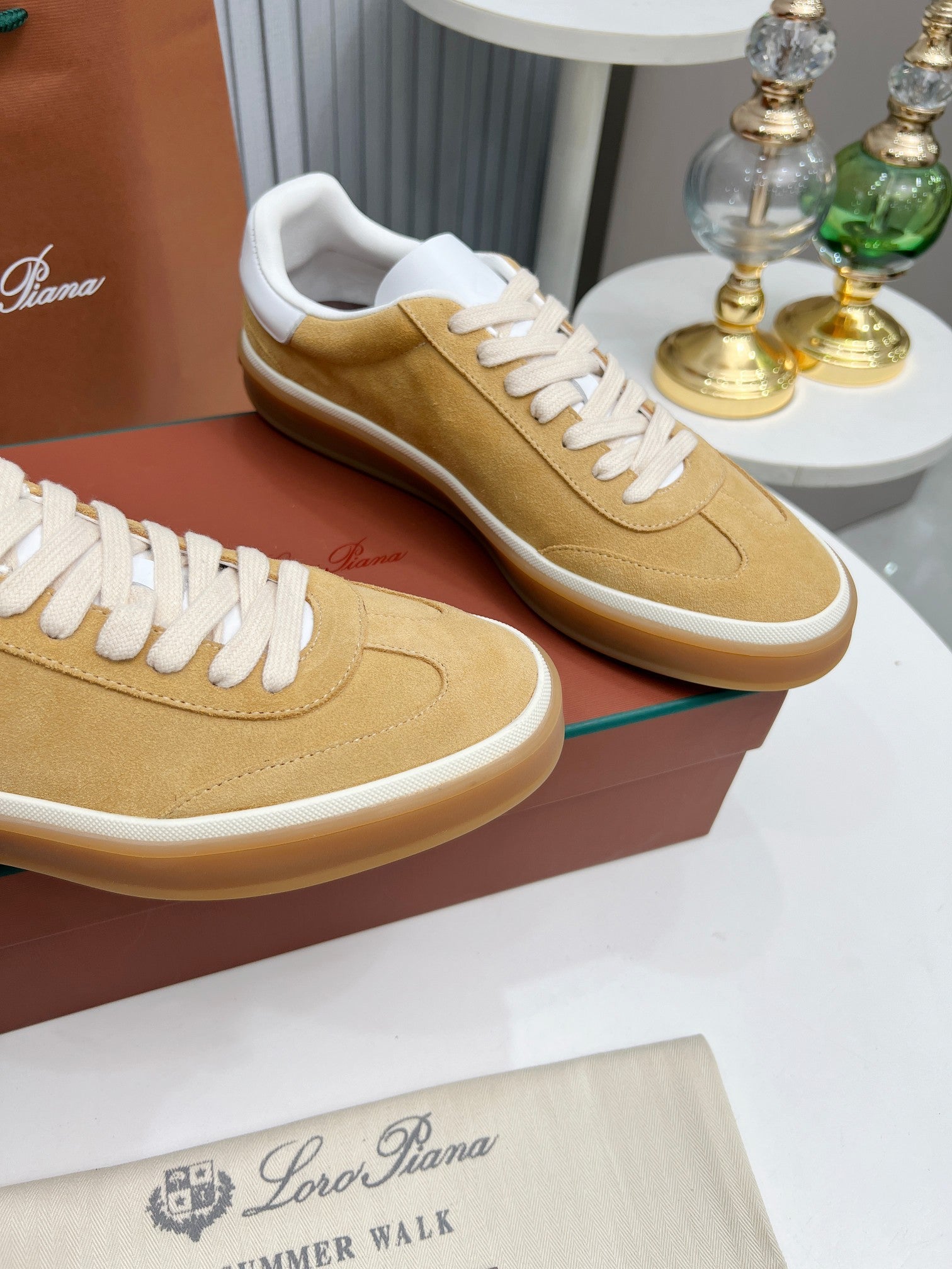 LP TENNIS WALK SNEAKERS TAWNY SUEDE、mysite、Cacoeks