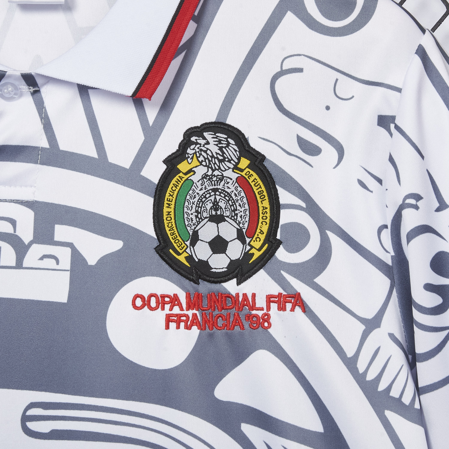 foot-Retro Mexico 1998 Away Grey Special Edition Jersey