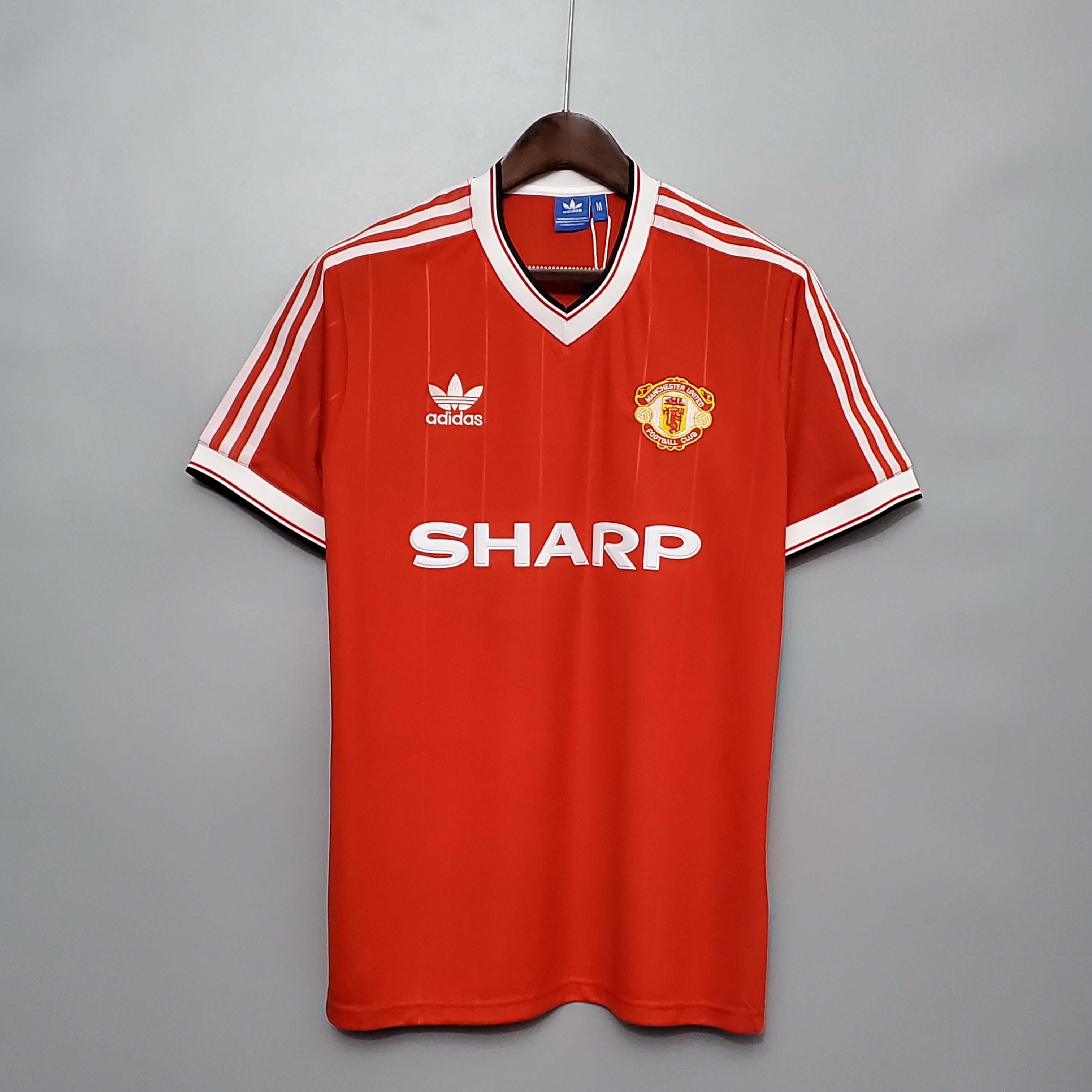 1983/1984 Retro Manchester United Home Football Shirt-mysite Custom Football Kit- Nextkits
